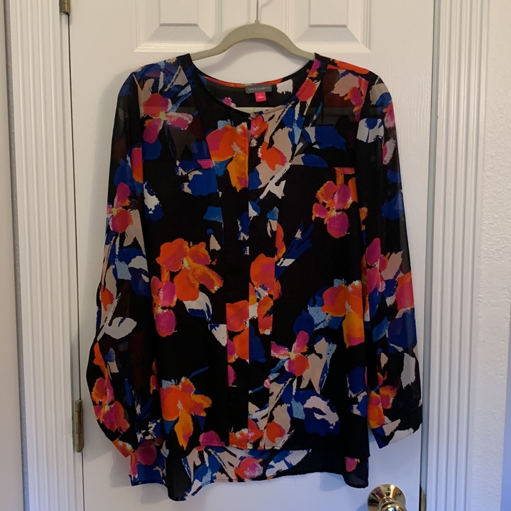 Vince Camuto Floral Blouse